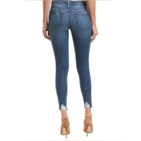 Joe's Jeans Ripped Distressed Skinny Fit Ankle Shark Bite Hem Jens Size 28 - Picture 7 of 16